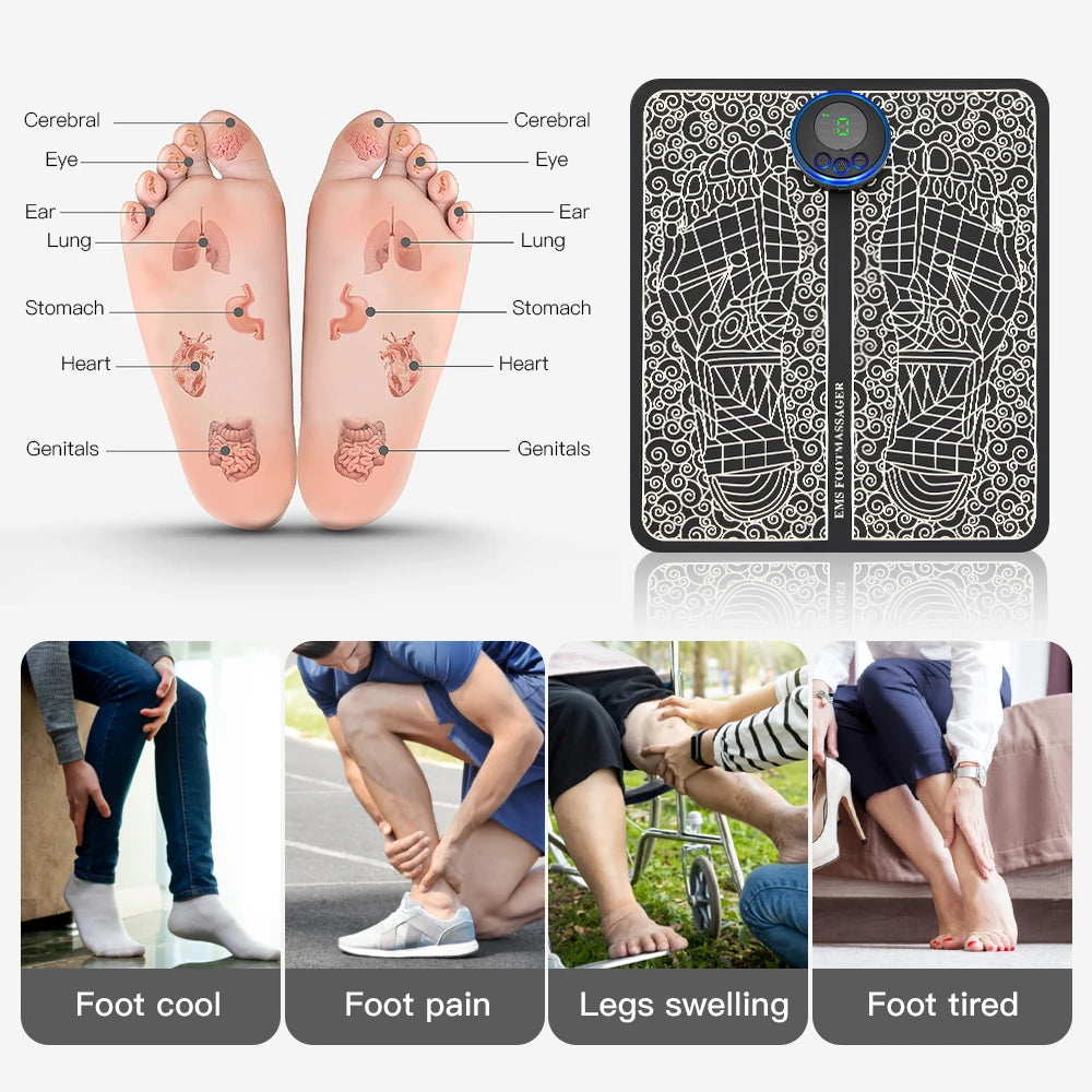 RejuvPulse™ Electric Foot Massager - Ultimate Pain Relief